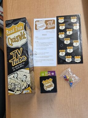 Road Trip Quizwit TV Tube Trivia Game Quiz for Trivia Whiz Magnetic Board